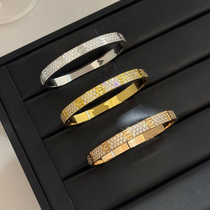 [Amore Jewels]LOVE BRACELET 6.1MM DIAMOND-PAVED