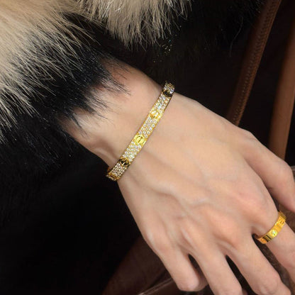 [Amore Jewels]LOVE BRACELET 6.1MM DIAMOND-PAVED