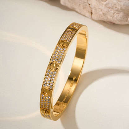 [Amore Jewels]LOVE BRACELET 6.1MM DIAMOND-PAVED