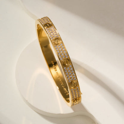 [Amore Jewels]LOVE BRACELET 6.1MM DIAMOND-PAVED