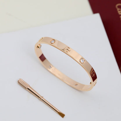 [Amore Jewels]LOVE BRACELET 6.1MM 4 DIAMONDS
