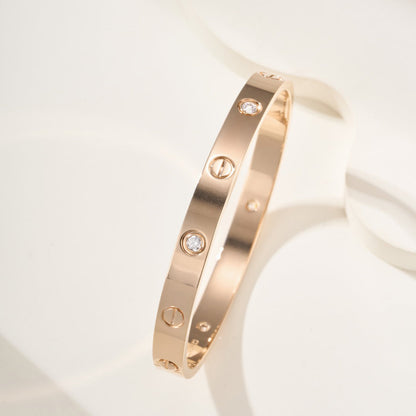 [Amore Jewels]LOVE BRACELET 6.1MM 4 DIAMONDS
