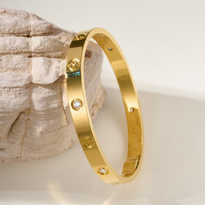 [Amore Jewels]LOVE BRACELET 6.1MM 4 DIAMONDS