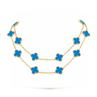 [Amore Jewels]CLOVER 20 MOTIFS TURQUOISE GOLD