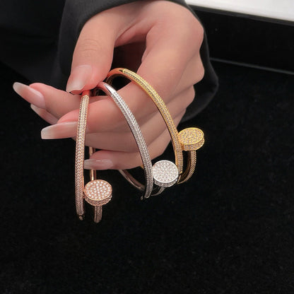 [Amore Jewels]JUSTE BRACELET 3.5MM ALL DIAMONDS