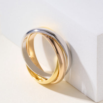 [Amore Jewels]TRINITY 3.2MM RING COLLECTION