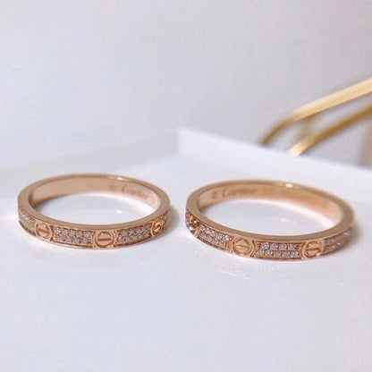 [Amore Jewels]LOVE RING 2.65MM DIAMOND