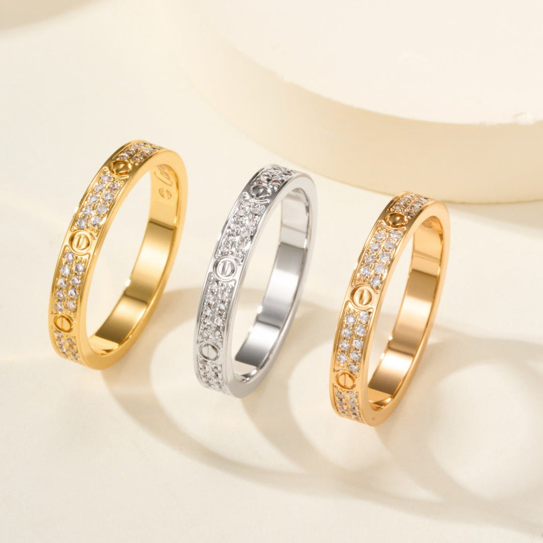 [Amore Jewels]LOVE RING 2.65MM DIAMOND