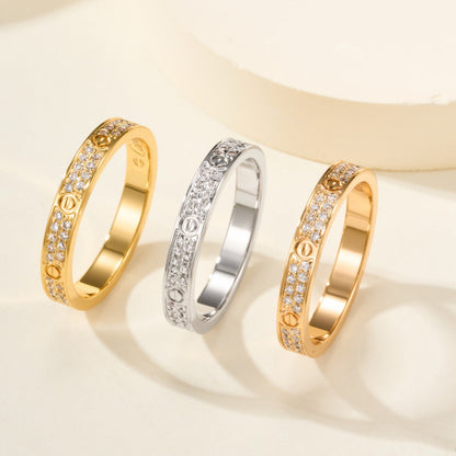 [Amore Jewels]LOVE RING 2.65MM DIAMOND