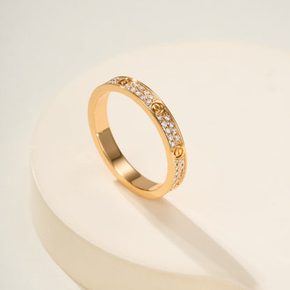 [Amore Jewels]LOVE RING 2.65MM DIAMOND