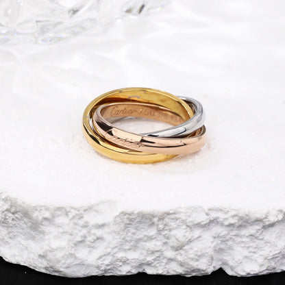 [Amore Jewels]TRINITY 3.2MM RING COLLECTION