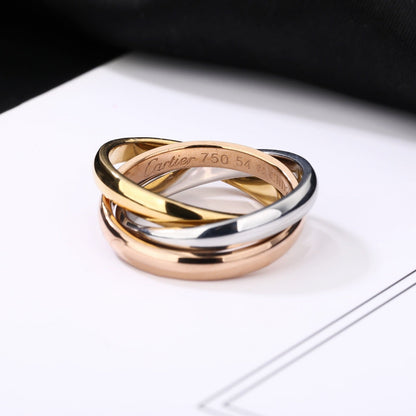 [Amore Jewels]TRINITY 3.2MM RING COLLECTION