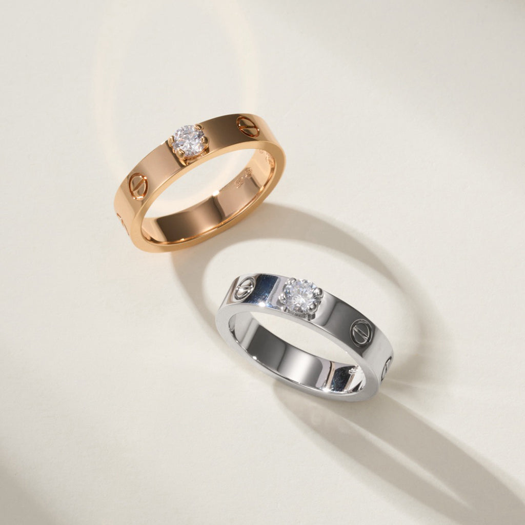 [Amore Jewels]LOVE RING 3.6MM 1 BIG DIAMOND