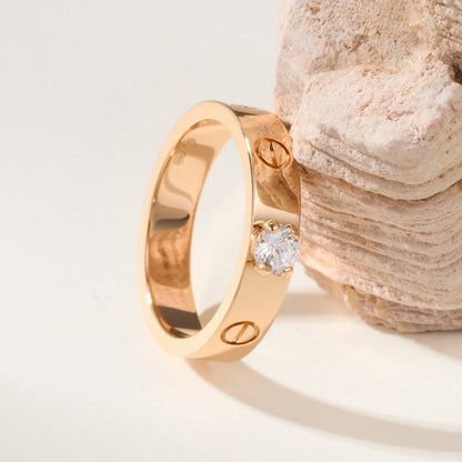 [Amore Jewels]LOVE RING 3.6MM 1 BIG DIAMOND