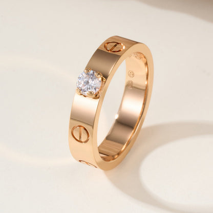 [Amore Jewels]LOVE RING 3.6MM 1 BIG DIAMOND