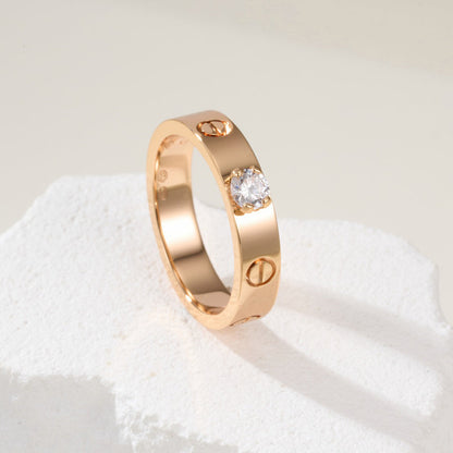 [Amore Jewels]LOVE RING 3.6MM 1 BIG DIAMOND
