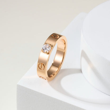 [Amore Jewels]LOVE RING 3.6MM 1 BIG DIAMOND