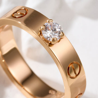 [Amore Jewels]LOVE RING 3.6MM 1 BIG DIAMOND