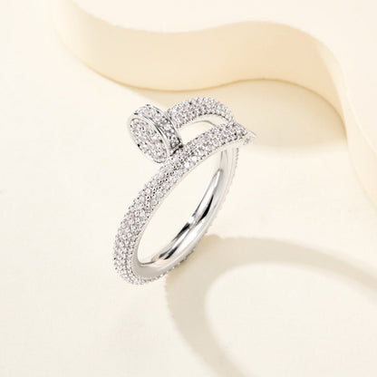 [Amore Jewels]JUSTE RING 2.6MM FULL DIAMOND