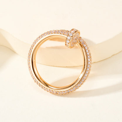 [Amore Jewels]JUSTE RING 2.6MM FULL DIAMOND