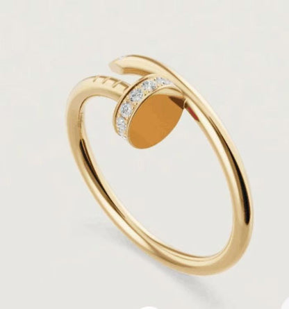 [Amore Jewels]JUSTE 1.8MM HALF DIAMOND RING