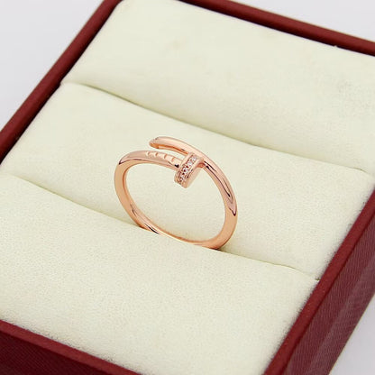 [Amore Jewels]JUSTE 1.8MM HALF DIAMOND RING