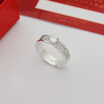 [Amore Jewels]LOVE RING 3.6MM 1 BIG DIAMOND FULL DIAMOND