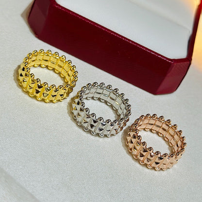 [Amore Jewels]CLASH 9.2MM DOUBLE ROW RING