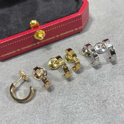 [Amore Jewels]LOVE EARRINGS 2.65 MM NO DIAMOND SMALL