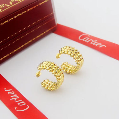 [Amore Jewels]CLASH 9.2MM DOUBLE ROW EARRINGS