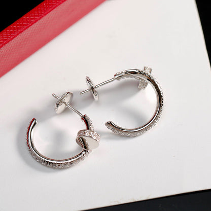 [Amore Jewels]JUSTE FULL DIAMOND SMALL EARRINGS