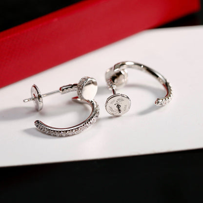 [Amore Jewels]JUSTE FULL DIAMOND SMALL EARRINGS