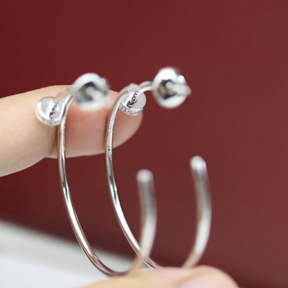 [Amore Jewels]JUSTE HALF DIAMOND LARGE EARRINGS