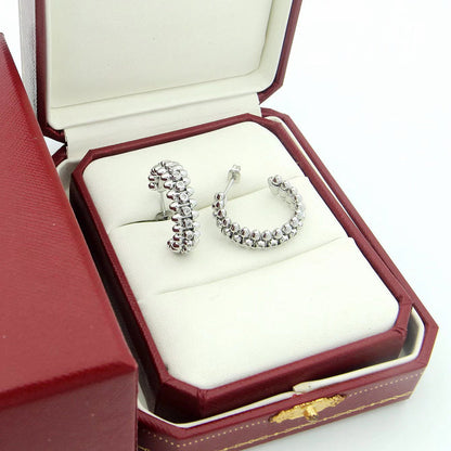 [Amore Jewels]CLASH FULL DIAMOND MEDIUM EARRINGS