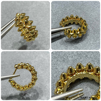 [Amore Jewels]CLASH MINI HOOP EARRINGS