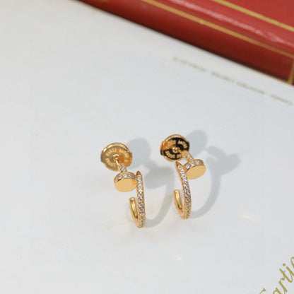 [Amore Jewels]JUSTE FULL DIAMOND DOUBLE EARRINGS