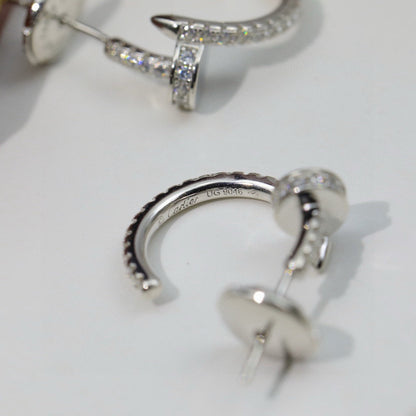 [Amore Jewels]JUSTE FULL DIAMOND DOUBLE EARRINGS