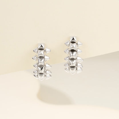 [Amore Jewels]CLASH MINI HOOP EARRINGS
