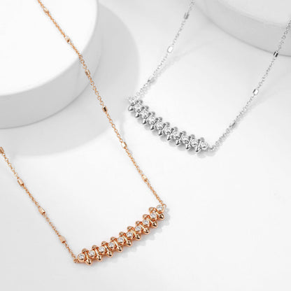 [Amore Jewels]CLASH  MEDIUM DIAMOND NECKLACE
