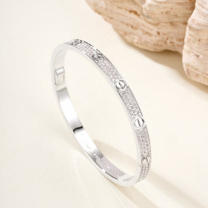 [Amore Jewels]LOVE BRACELET 4.8MM DIAMOND-PAVED