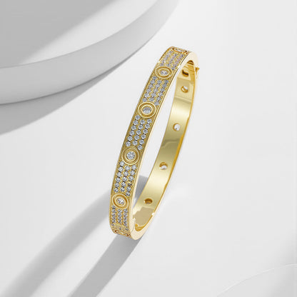 [Amore Jewels]LOVE BRACELET 6.1MM DIAMOND-PAVED 10 BIG DIAMONDS