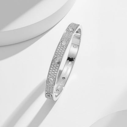 [Amore Jewels]LOVE BRACELET 6.1MM DIAMOND-PAVED 10 BIG DIAMONDS