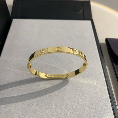 [Amore Jewels]LOVE BRACELET 6.1MM 4 DIAMONDS