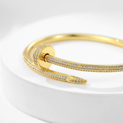 [Amore Jewels]JUSTE BRACELET 3.5MM ALL DIAMONDS