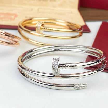 [Amore Jewels]JUSTE BRACELET 3.5MM DOUBLE ROW DIAMOND
