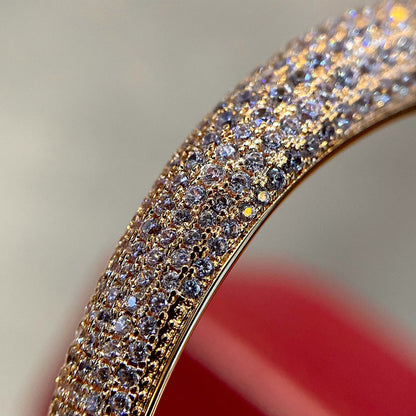 [Amore Jewels]PANTHERE HALF DIAMOND OPEN BRACELET
