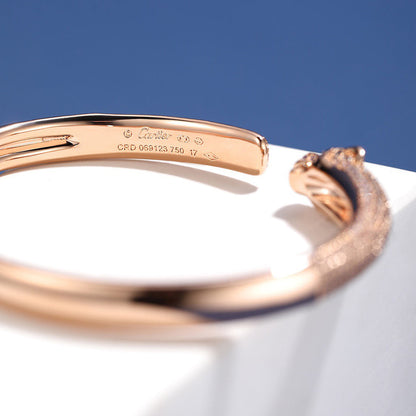 [Amore Jewels]PANTHERE FULL DIAMOND OPEN BRACELET