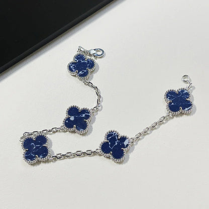 [Amore Jewels]CLOVER 5 MOTIF PIETERSITE BRACELET COLLECTION