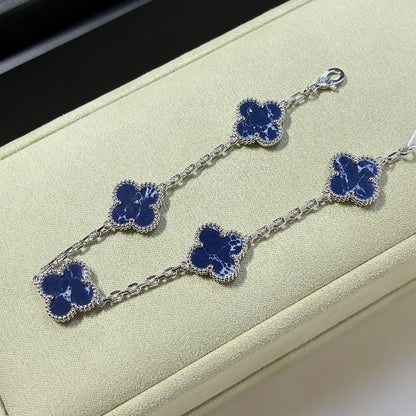 [Amore Jewels]CLOVER 5 MOTIF PIETERSITE BRACELET COLLECTION