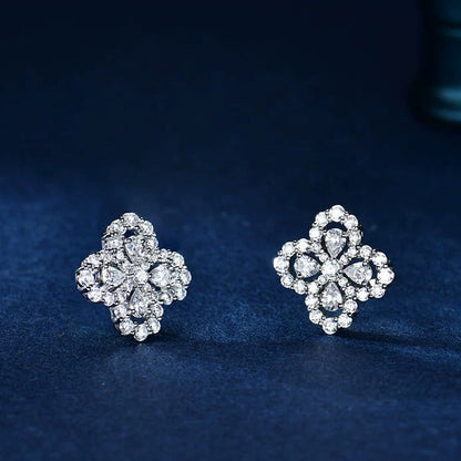 [Amore Jewels]LOOP EARRINGS FULL MOTIF DIAMOND 16MM
